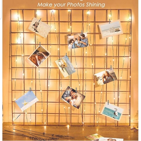 UO Fairy String Lights Photo Clips VSCO 33ft 100 - Picture 4 of 8